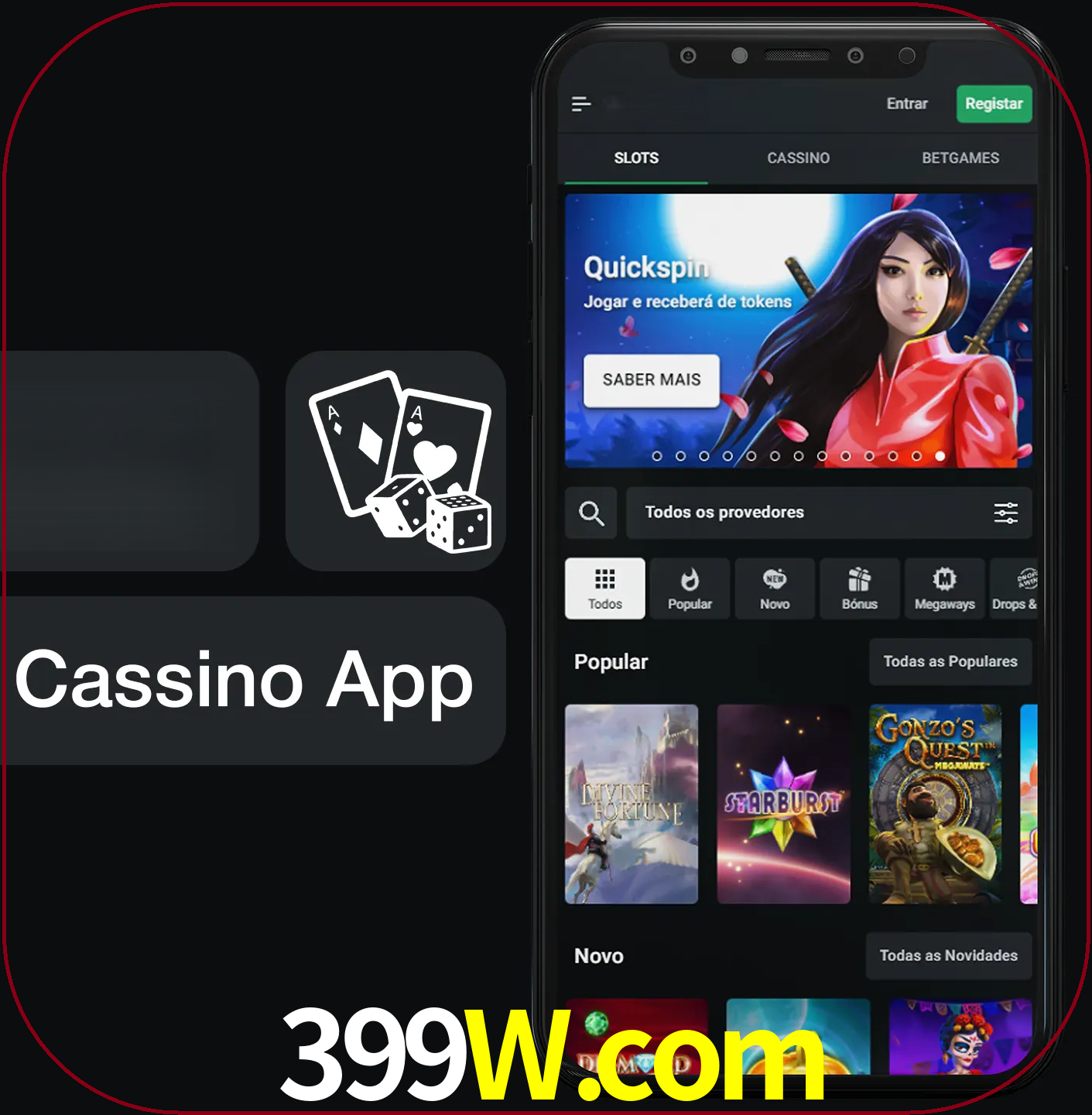 Jogue jogos de cassino e ganhe.