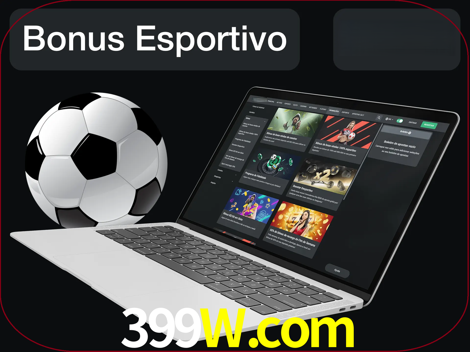 Antes de começar a apostar, use o bônus esportivo.